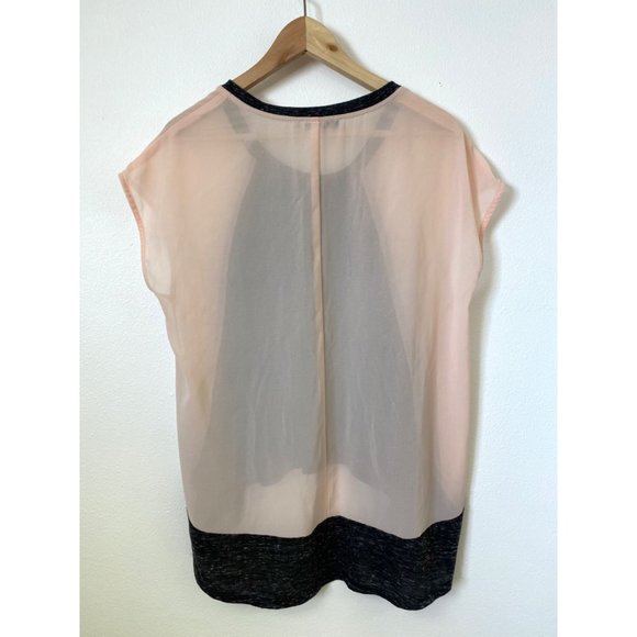 Chloe K colorblock high-low blouse - Picture 5 of 5